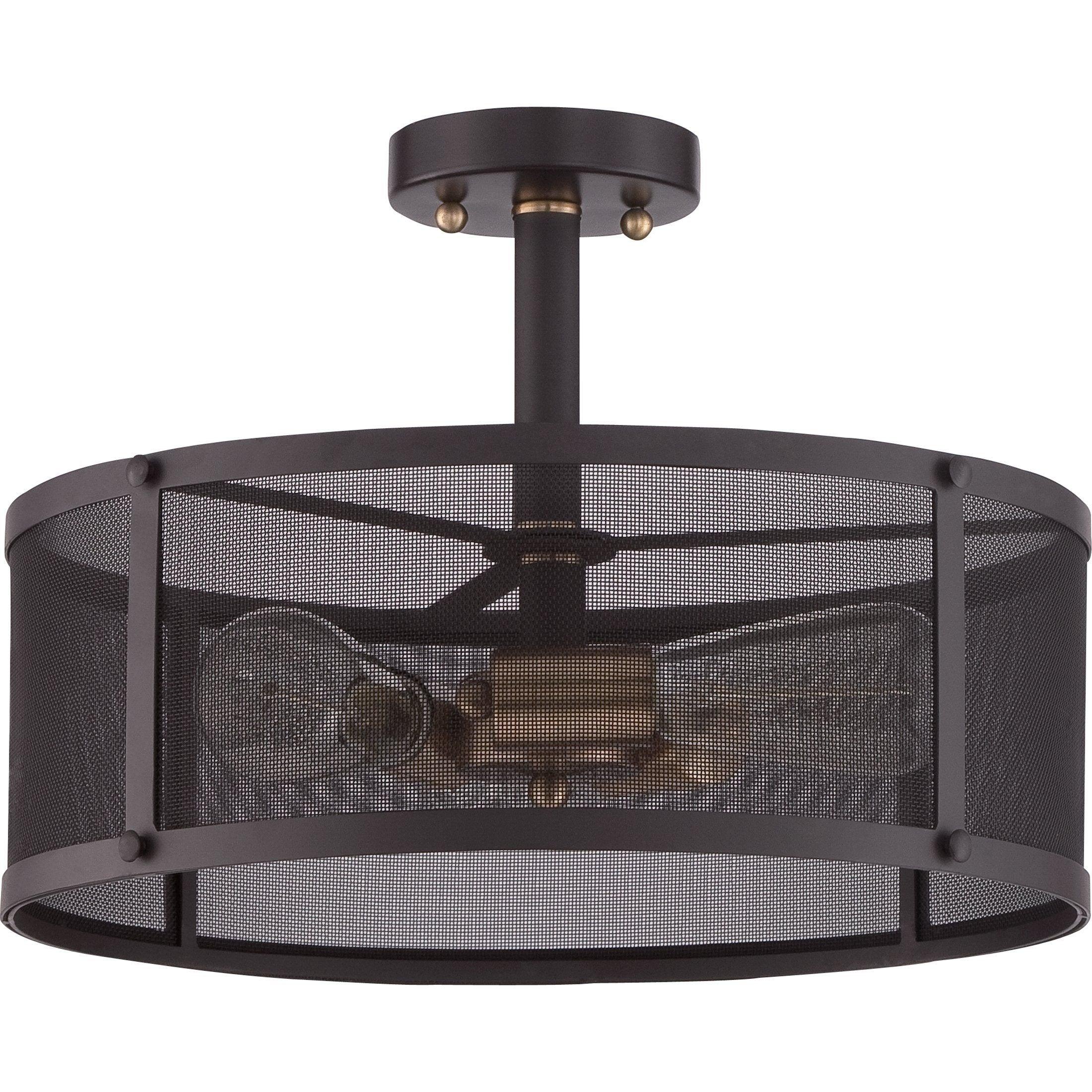 Quoizel - Union Station Semi Flush Mount - Lights Canada