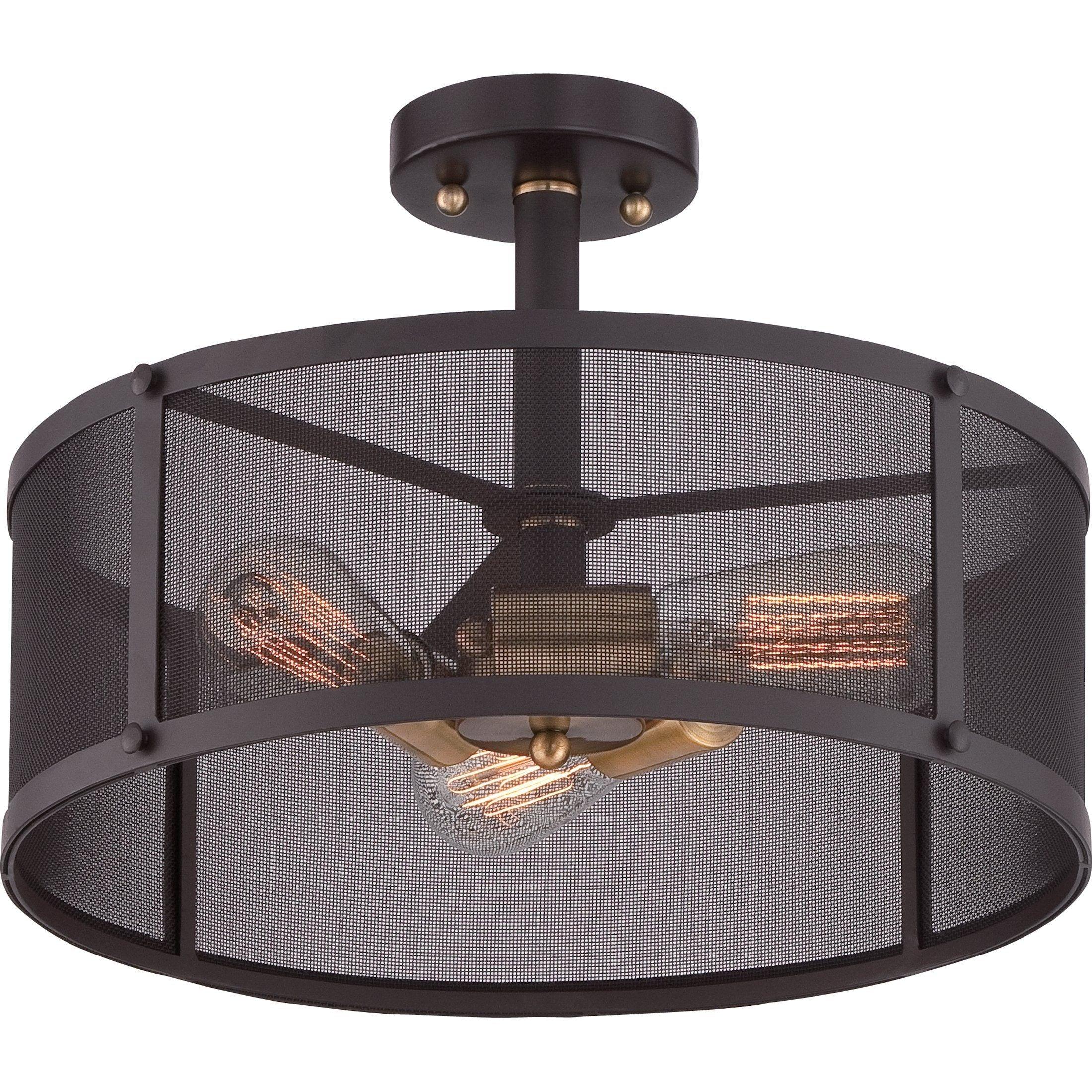 Quoizel - Union Station Semi Flush Mount - Lights Canada