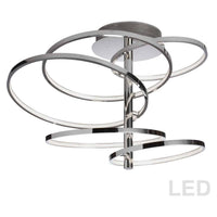 Valarie 5 Light 21 Inch Semi-Flush Mount