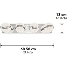 Artika - Artika Wavey Vanity Light - Lights Canada
