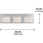 Artika - Artika Frosted Vanity Light - Lights Canada