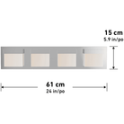 Artika - Artika Frosted Vanity Light - Lights Canada