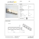 Artika - Artika Frosted Vanity Light - Lights Canada