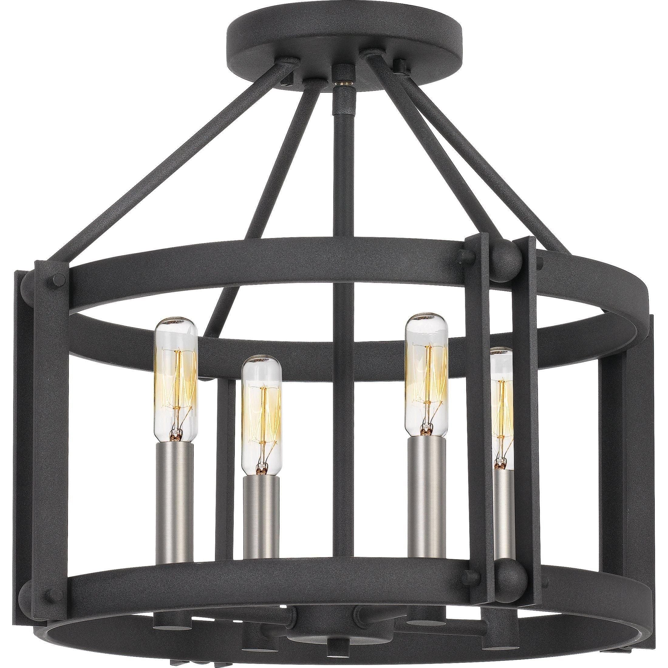 Quoizel - Victor Semi Flush Mount - Lights Canada