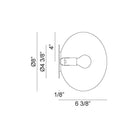 Matteo - Mayu 8" 1-Light Wall Sconce - Lights Canada