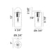 Matteo - Lincoln 1-Light Wall Sconce - Lights Canada