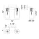 Matteo - Lincoln 2-Light Wall Sconce - Lights Canada