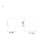 Matteo - Melotte 11" 1-Light Wall Sconce - Lights Canada