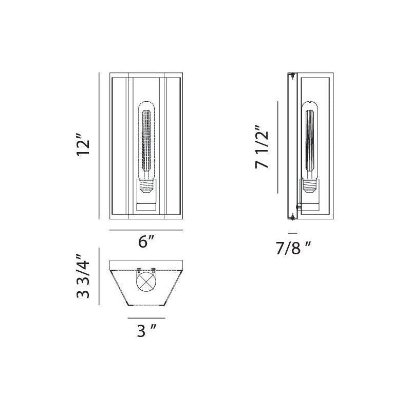 Matteo - Creed 1-Light Wall Sconce - Lights Canada