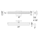 Matteo - Isosceles 24" 1-Light Vanity - Lights Canada