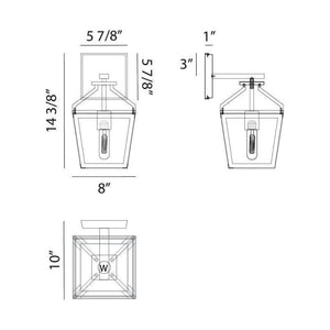 Matteo - Mavonshire 1-Light Wall Sconce - Lights Canada