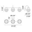 Matteo - Ridge 3-Light Vanity - Lights Canada