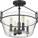 Quoizel - Wells Semi Flush Mount - Lights Canada