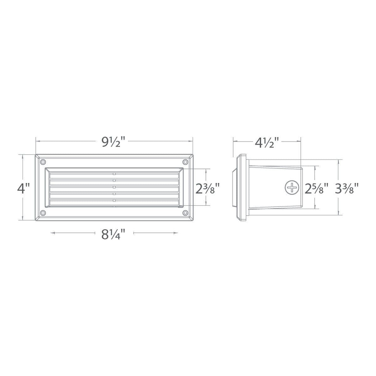 WAC Lighting - Endurance Louvered LED Brick Light - Lights Canada