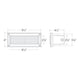 WAC Lighting - Endurance Louvered LED Brick Light - Lights Canada