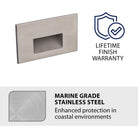 WAC Lighting - LEDme 120V LED Horizontal Indoor/Outdoor Step and Wall Light - Lights Canada