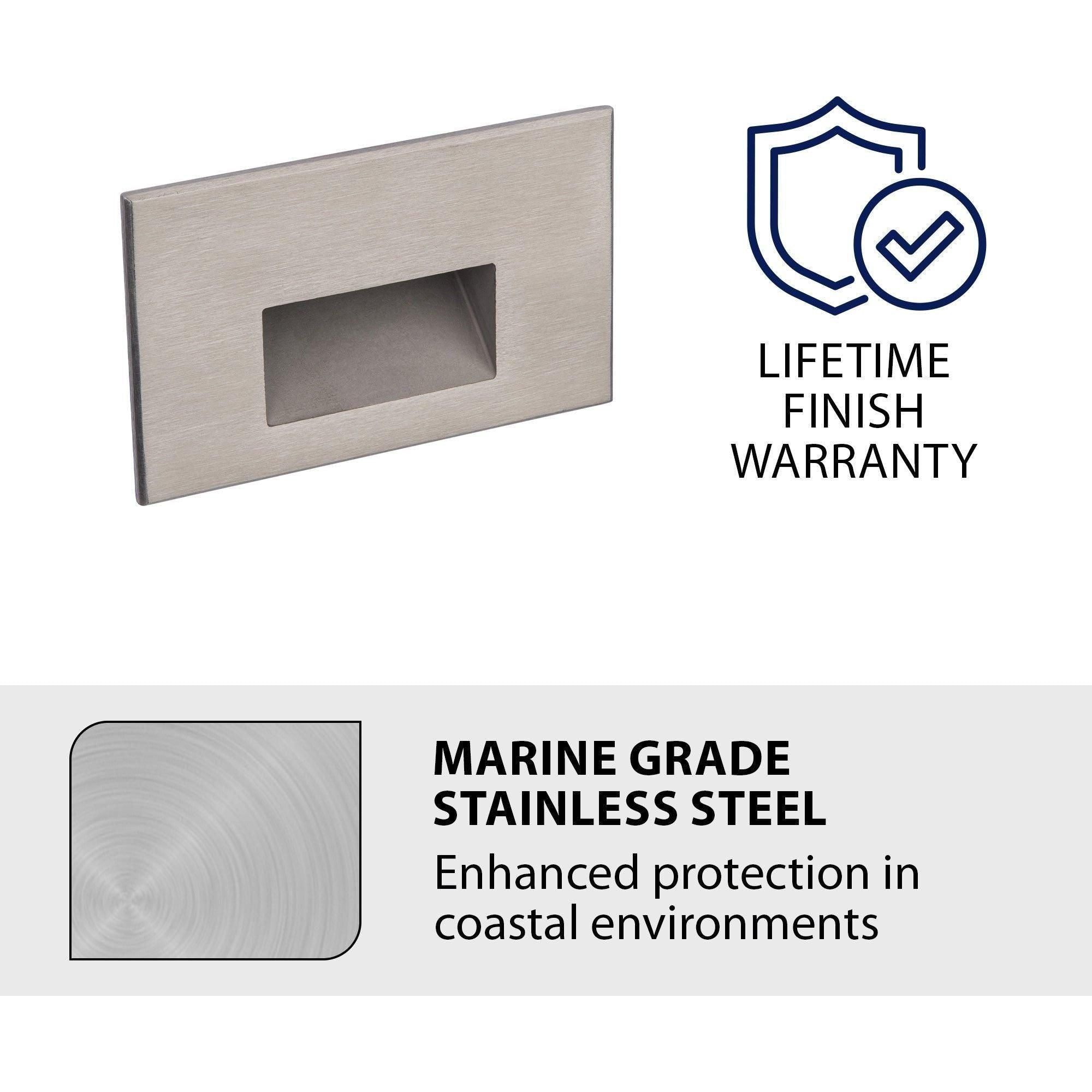 WAC Lighting - LEDme 120V LED Horizontal Indoor/Outdoor Step and Wall Light - Lights Canada