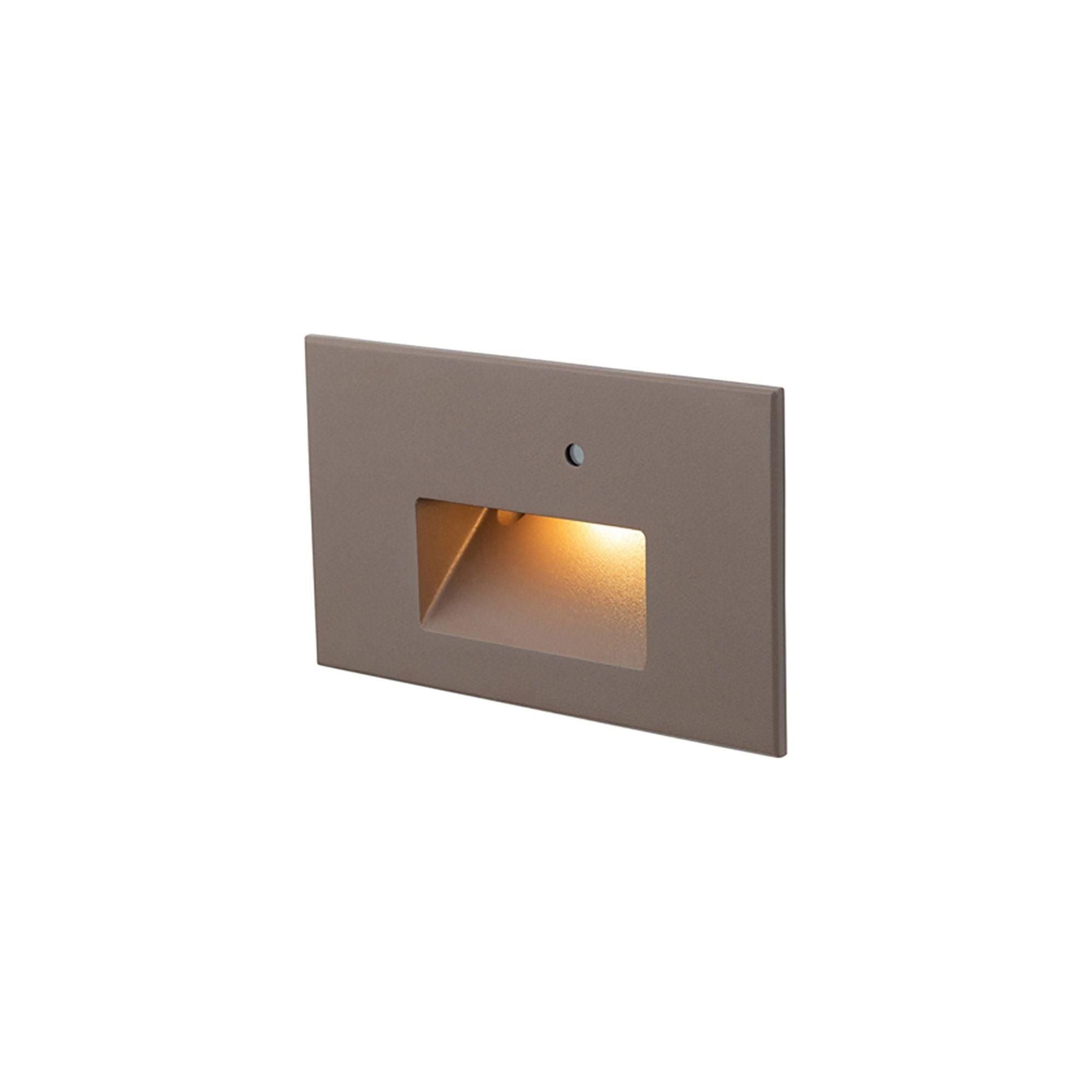 WAC Lighting - LEDme 120V LED Horizontal Indoor/Outdoor Step and Wall Light with Daylight Photocell Sensor - Lights Canada