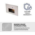 WAC Lighting - LEDme 120V LED Horizontal Indoor/Outdoor Step and Wall Light with Daylight Photocell Sensor - Lights Canada