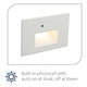 WAC Lighting - LEDme 120V LED Horizontal Indoor/Outdoor Step and Wall Light with Daylight Photocell Sensor - Lights Canada