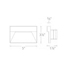WAC Lighting - LEDme 120V LED Horizontal Ledge Indoor/Outdoor Step and Wall Light - Lights Canada
