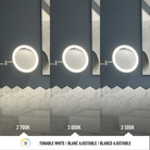Artika - Artika Radia Lighted Mirror - Lights Canada