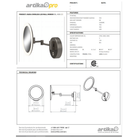 Artika - Artika Radia Lighted Mirror - Lights Canada
