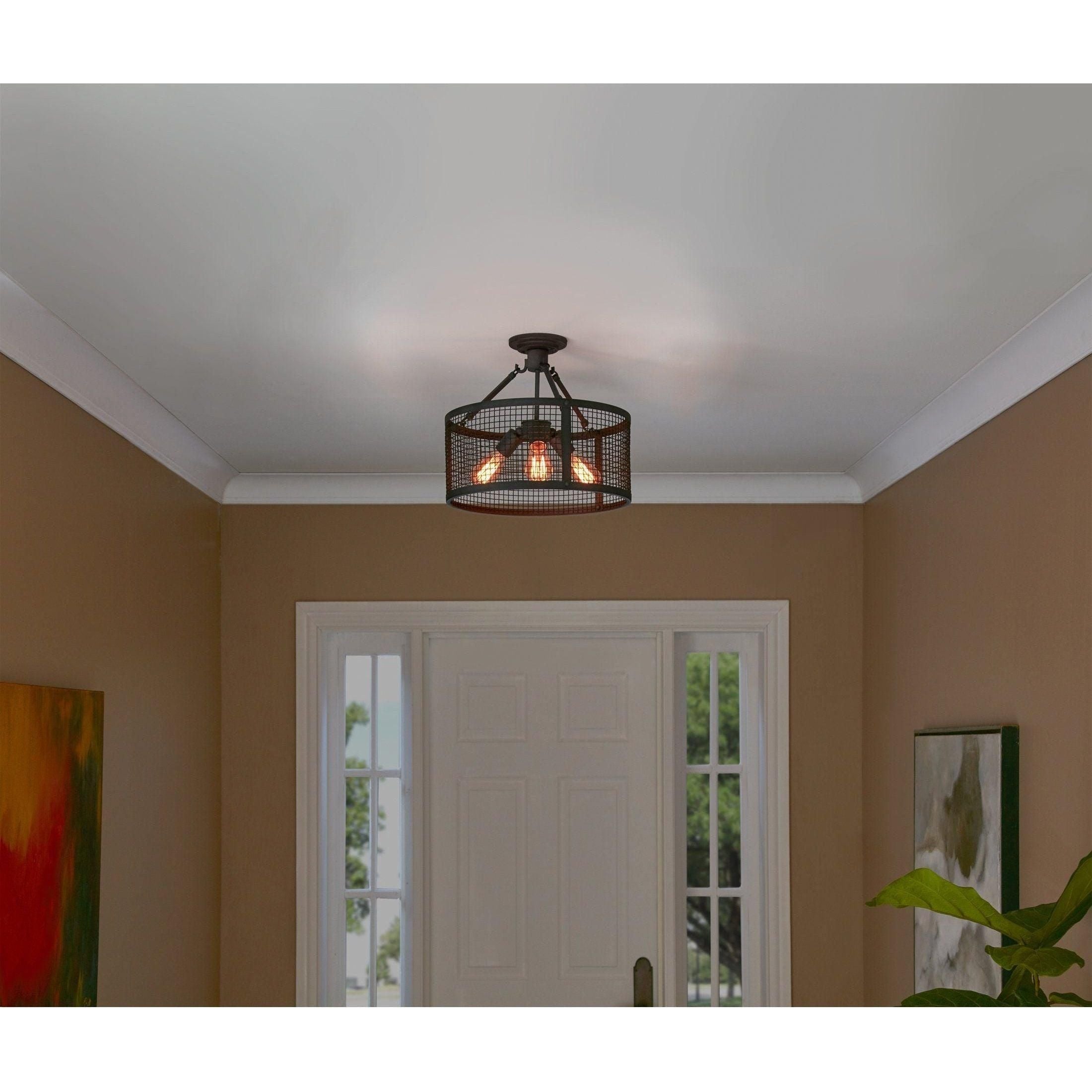 Quoizel - Wilder Semi Flush Mount - Lights Canada