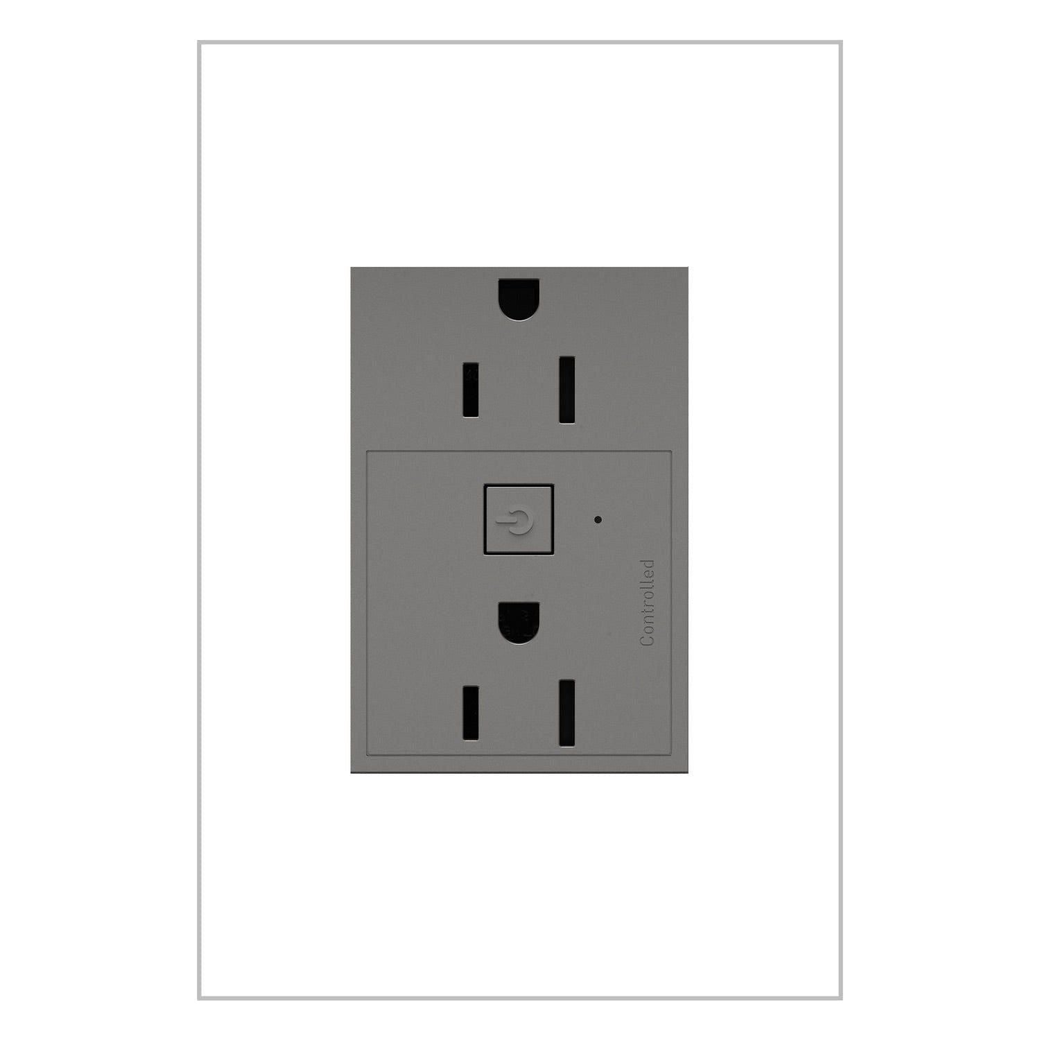 Legrand - Adorne Smart 15A Plus-Size Outlet with Netatmo - Lights Canada
