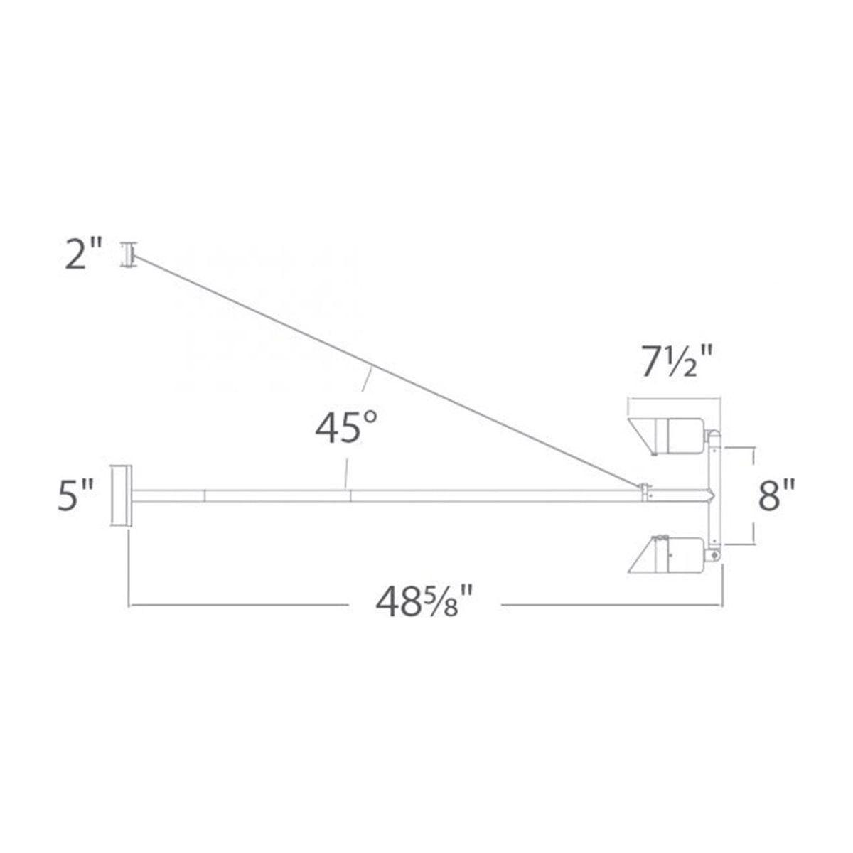 WAC Lighting - Endurance LED Double Signage Light - Lights Canada