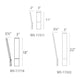 Modern Forms - Blade 11" LED Wall Sconce - Lights Canada
