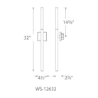 Modern Forms - Magic 32" LED Wall Sconce - Lights Canada
