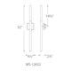 Modern Forms - Magic 32" LED Wall Sconce - Lights Canada