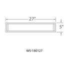 WAC Lighting - Metro 27" LED Energy Star Bathroom Vanity & Wall Light - Lights Canada