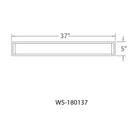 WAC Lighting - Metro 37" LED Energy Star Bathroom Vanity & Wall Light - Lights Canada