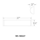 WAC Lighting - Fuse 27" LED Energy Star Bathroom Vanity & Wall Light - Lights Canada