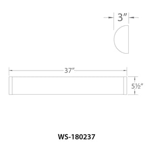 WAC Lighting - Link 37" LED Energy Star Bathroom Vanity & Wall Light - Lights Canada