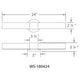 WAC Lighting - Turbo 24" LED Energy Star Bathroom Vanity & Wall Light - Lights Canada