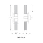 Modern Forms - Ceres 18" LED Wall Sconce - Lights Canada