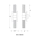 Modern Forms - Ceres 18" LED Wall Sconce - Lights Canada