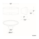 Modern Forms - Swerve 10" LED Wall Sconce - Lights Canada