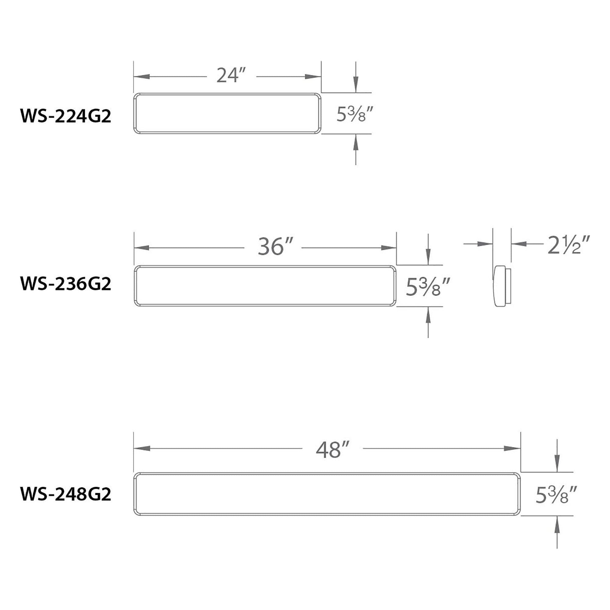 WAC Lighting - Flo 36" LED Energy Star Vanity Light & Flush Mount 5-CCT Selectable - Lights Canada
