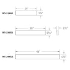 WAC Lighting - Flo 48" LED Energy Star Vanity Light & Flush Mount 5-CCT Selectable - Lights Canada