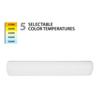 Flo 36" LED Energy Star Vanity Light & Flush Mount 5-CCT Selectable