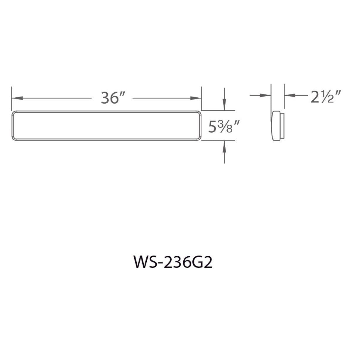 WAC Lighting - Flo 36" LED Energy Star Bath Vanity & Wall Light - Lights Canada