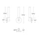 dweLED - Clare LED Bath Vanity & Wall Light - Lights Canada