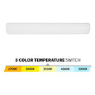 WAC Lighting - Flo 48" LED Energy Star Vanity Light & Flush Mount 5-CCT Selectable - Lights Canada
