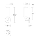 dweLED - Drake LED Bath Vanity & Wall Light - Lights Canada