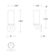 dweLED - Drake LED Bath Vanity & Wall Light - Lights Canada