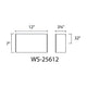 dweLED - Blok 12" LED Bath Vanity & Wall Light - Lights Canada